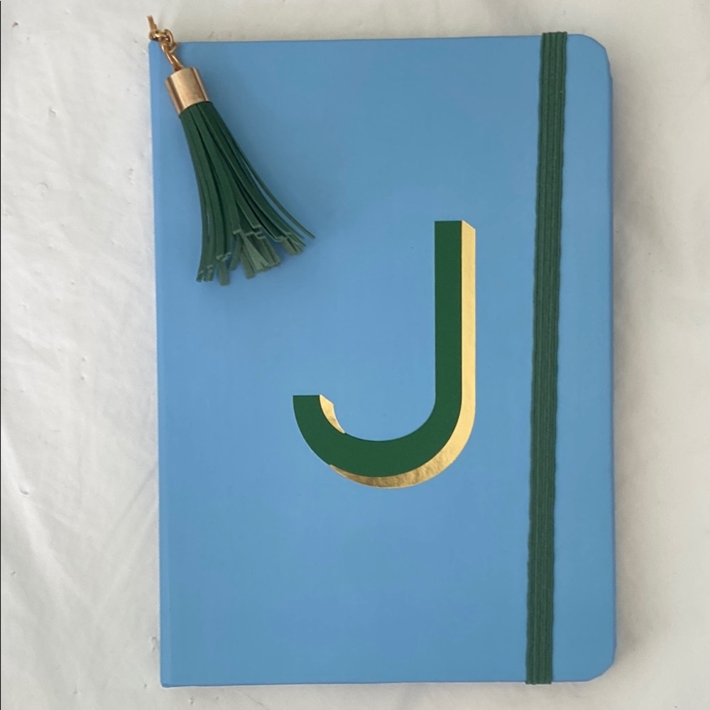 Blue and Green Journal with Tassel